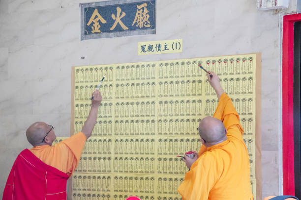 Kuala Lumpur, Malaysia 07.08.2024. Kuan Ti Temple is a 127 year-old Taoist temple along Jalan Tun HS Lee in Chinatown Kuala Lumpur during a temple ceremony