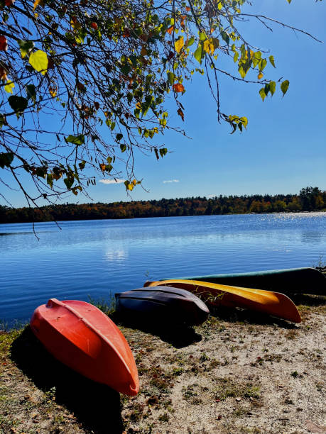 istock Canoes at Lake Naomi 2189234137