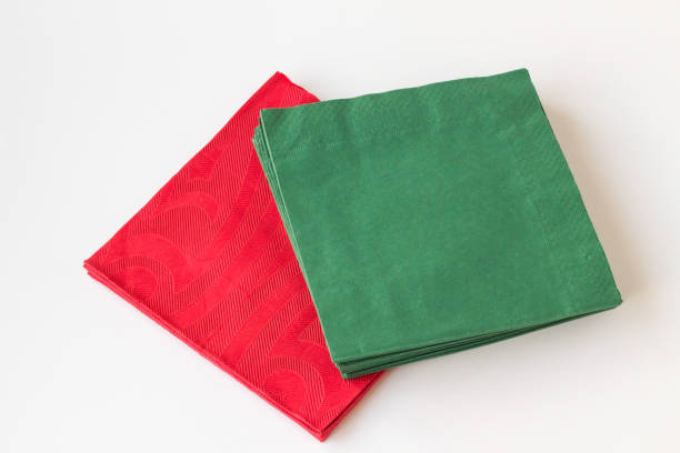 istock Unfolded Red And Green Napkins 2189239830