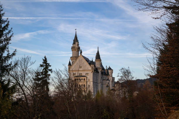 Fuessen, Bavaria, Germany. May 20 ,2016. Castle Neuschwanstein. Former residence of King Ludwig II of Bavaria. Also known among the nickname Disneycastle