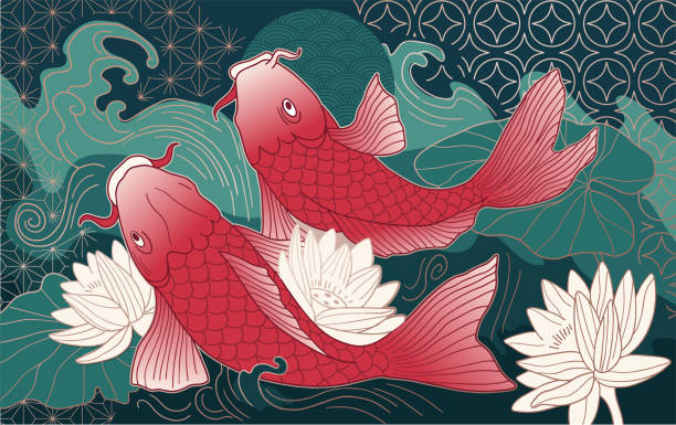 istock abstract illustration fishes koi in minimalistic asian style 2189240625