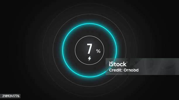 Loading Screen At 7 Stock Illustration - Download Image Now - 1920, 4K ...