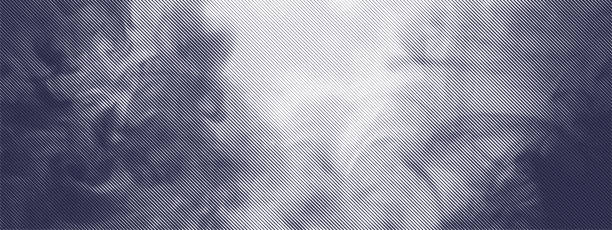 Modern, abstract smoke effect backdrop design. Retro engrave effect.