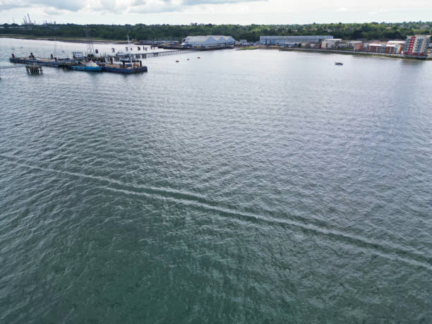 istock Hythe Town's Ocean and Beach in Kent, England Great Britain. 2189248399