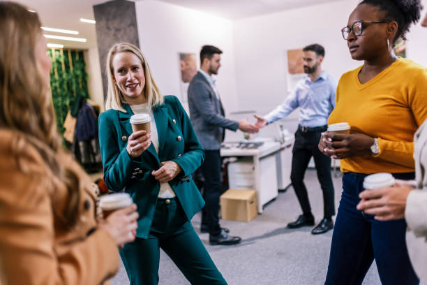 istock Business people on a coffee break during a seminar. 2189250962