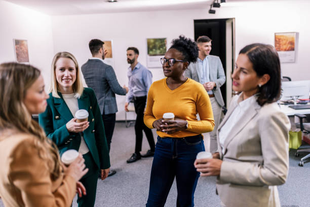 istock Business people on a coffee break during a seminar. 2189250966