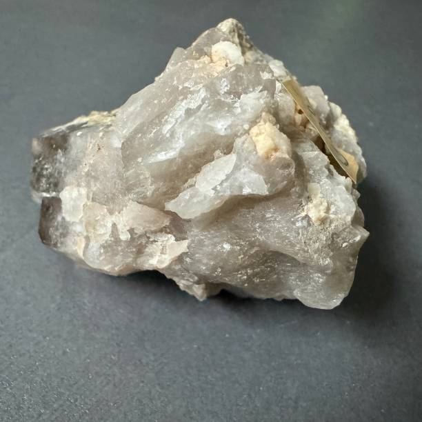istock From a mineral collection, smoky quartz 2189251012