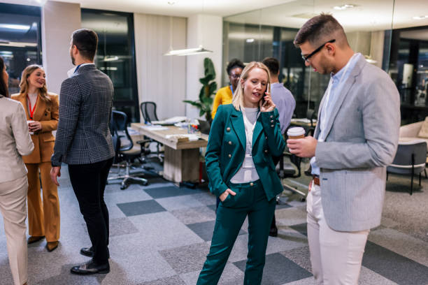 istock Business people on a coffee break during a seminar. 2189251139