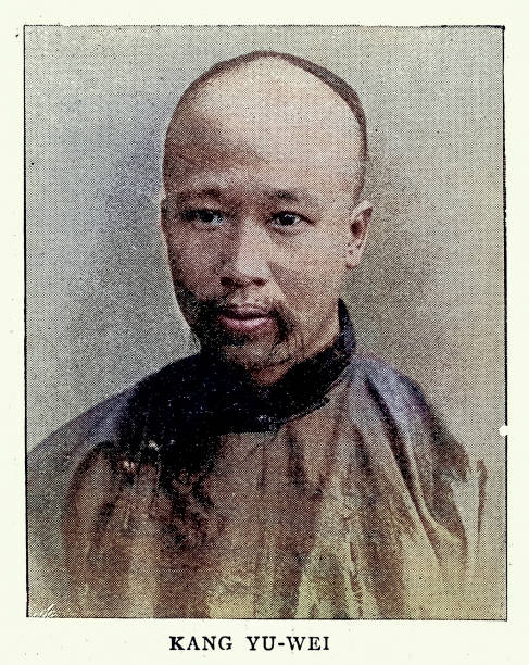 istock Kang Yu-Wei, Chinese statesman, official, 1899, 19th Century, Vintage illustration 2189256508