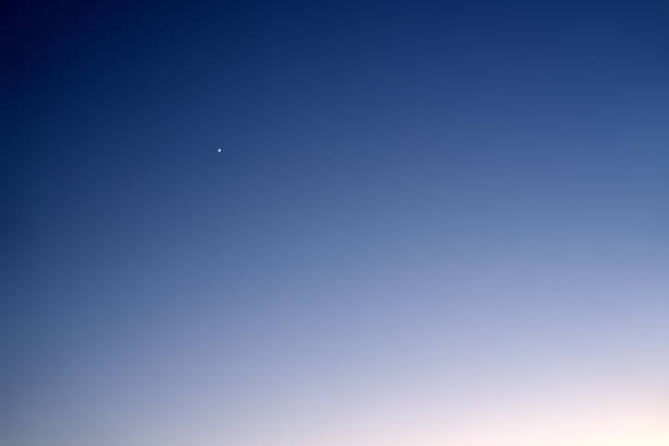 Tokyo,Japan - December 10,  2024: The first star of evening sky, the Venus
