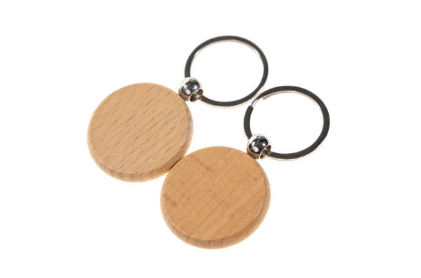 istock two wooden key chains isolated on whit 2189285532
