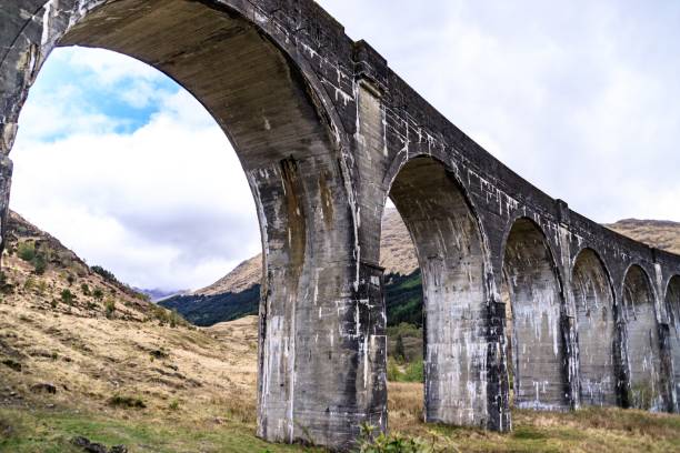 Glenfinnan Viaduct: A Majestic Railway Bridge Arching Over the Scottish Highlands