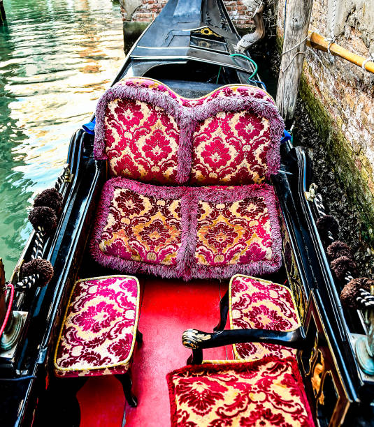 istock A boat with two red seats and a black seat 2189296800