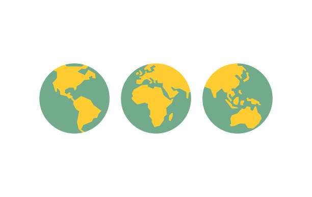 illustrations, cliparts, dessins animés et icônes de conceptions de la planète terre - globe terrestre