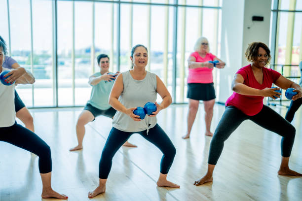 istock Adult Fitness Class 2189304557