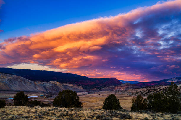 istock Dramatic Clouds Sunset Landscape Along Colorado River 2189317476