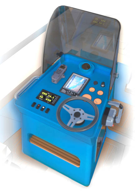 istock Center consolle for powerboat 2189325452