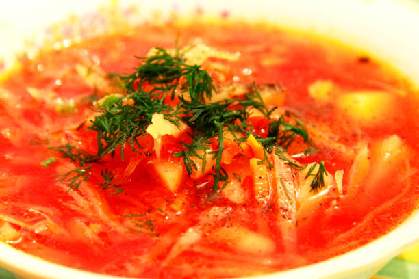 istock Borsch is a national russian and ukrainian soup 2189336745