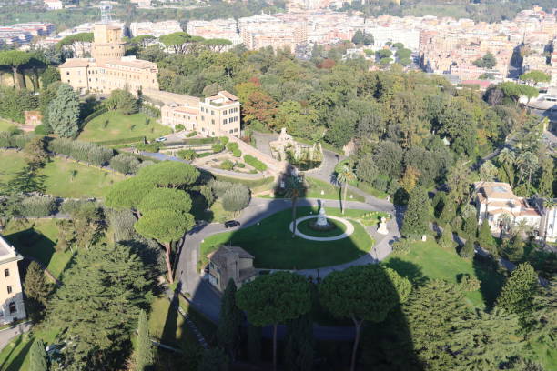 istock View over the Vatican gardens, Rome 2189342856