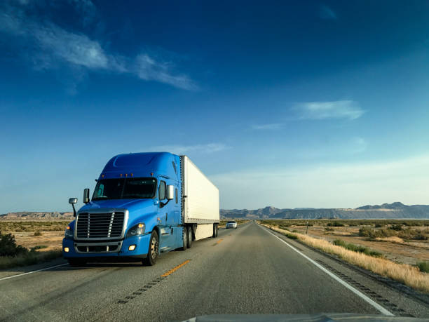 istock american truck on the road 2189343700