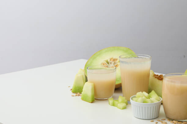 Juicy and tasty summer time fruit concept - melon
