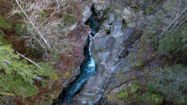 istock A stream and waterfall in the Walchenklamm gorge in the Bavarian Fores 2189349094
