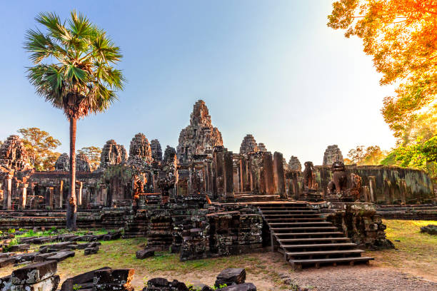 Bayon Temple in Angkor Wat, Siem Reap, Cambodia