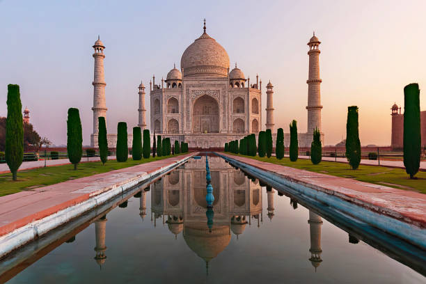 istock Taj Mahal in Agra, India 2189355084