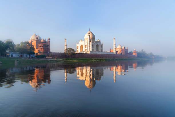istock View over the Taj Mahal in Agra, India 2189356148