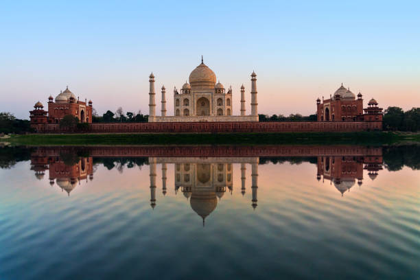 istock View over the Taj Mahal in Agra, India 2189356150