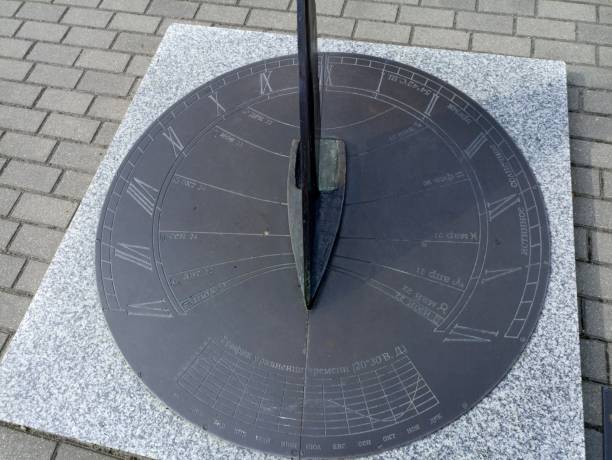 istock a sailboat-shaped sundial set into a paved sidewalk 2189356537