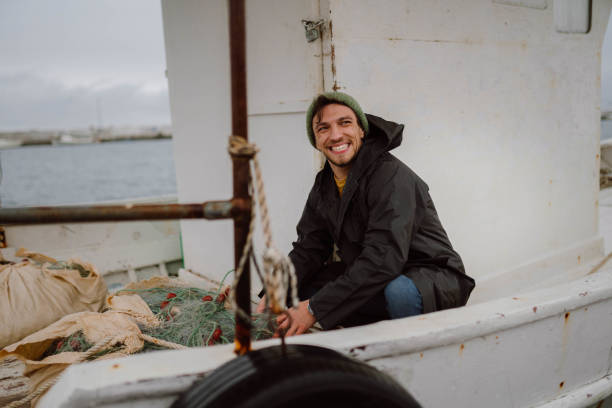 istock Fishing on a rainy day 2189358229