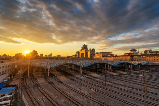 Beijingxi railway station, colloquially referred to as West Station, is located in western Beijing's Fengtai District.