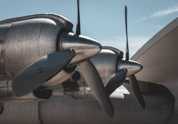 Old Douglas DC 3 aircraft from the 1930s that belonged to the Argentine Navy and is now deactivated in Ushuaia in the southern tip of South America