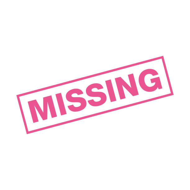 Missing Letter Rubber Stamp Vector Template Missing Letter Rubber Stamp Vector Template missing person icon stock illustrations