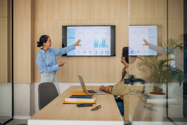 istock Engaging Business Presentation in a Bright Office 2189370493