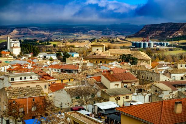 Buildings and constructions of the old town of Huete, Cuenca, Spain.