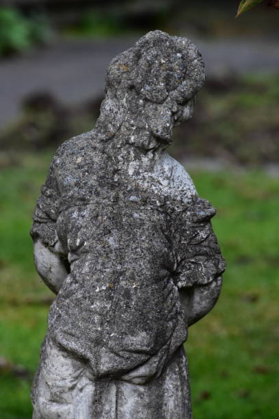 istock Stone of man in garden 2189378142