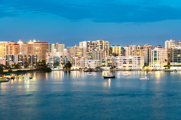 istock Sarasota skyline at night, Florida, United States 2189379877