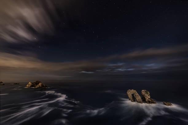 istock Night view of Urros 2189382754