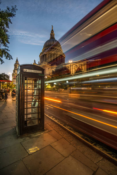 istock London evening rush by St. Paul's Cathedral with iconic phone booth in view 2189383138