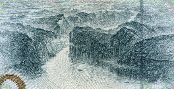 istock The Kui Gate on Yangtze River Pattern Design ​on RMB CHINA YUAN 2189385173