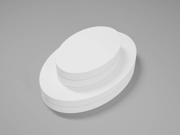 istock oval shape boxes mockup, set of egg-shape rigid paper boxes packaging, elliptical jewelry storage, ellipse cardboard container, stack of ovoid packaging, close lid white ovate gift boxes, oval box 2189390858