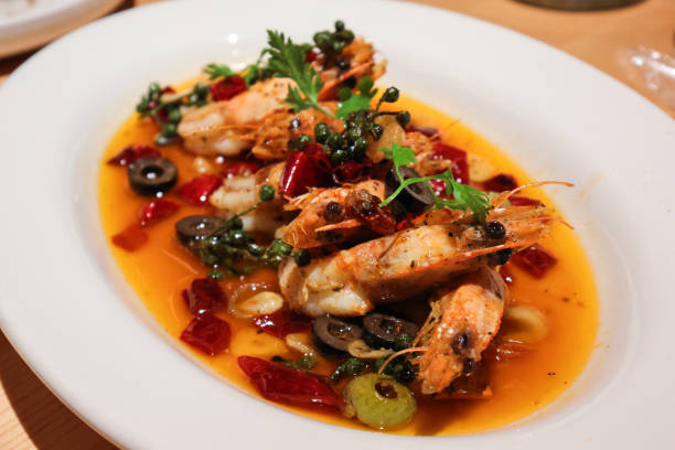 istock Shrimp stir-fried with tamarind sauce 2189392625