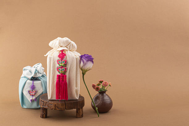 istock Korean traditional wrapping cloth made of silk(bojagi). 2189396095