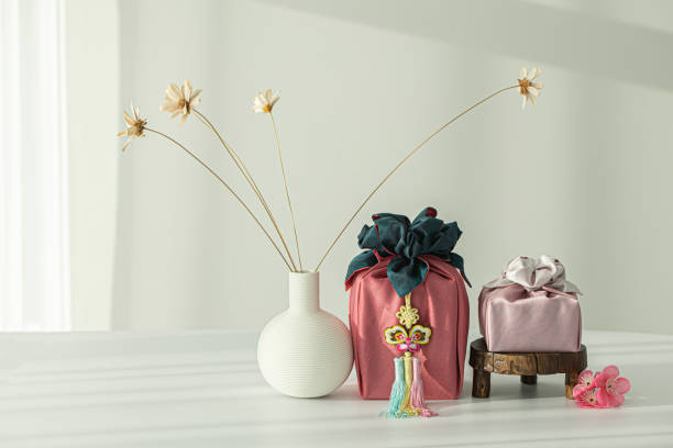 istock Korean traditional wrapping cloth made of silk(bojagi). 2189396244