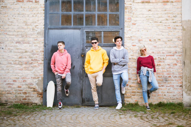 istock Group of young adults having fun outdoors 2189398502