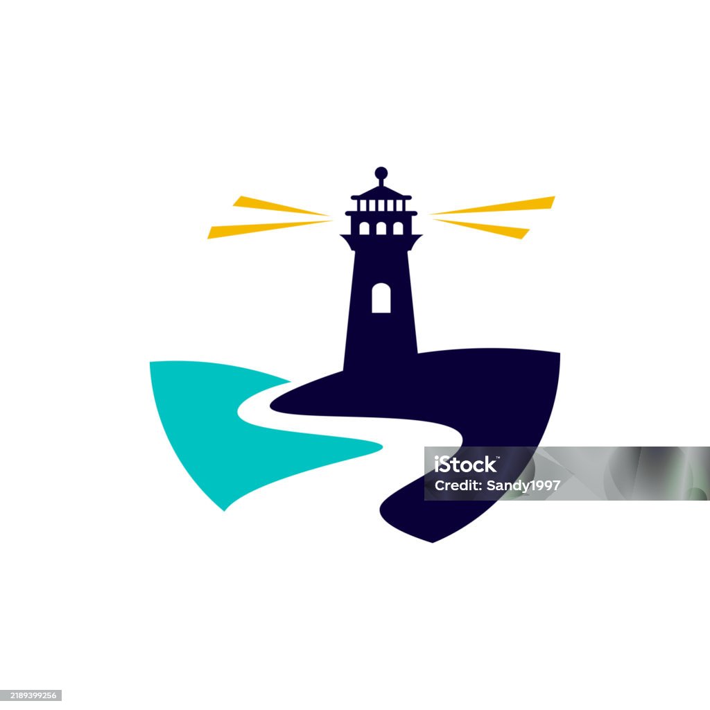 Lighthouse Abstract Logo Lighthouse Logo Design Vector Illustration Stock Illustration ...