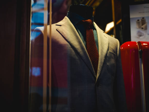 Fancy suits in the shop window