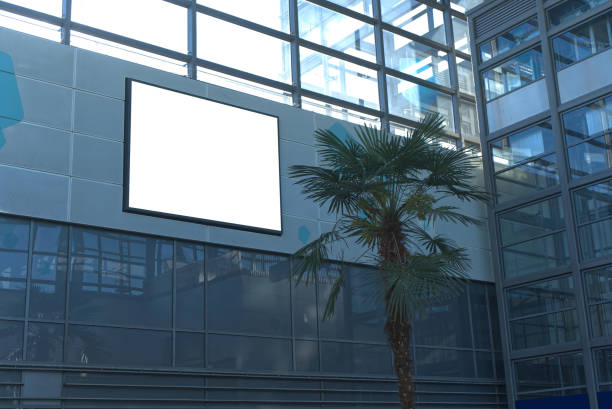 istock Large horizontal billboard or display in a train station in Berl 2189404753
